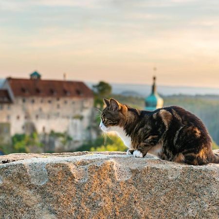 Hotel Zur Aussicht Hohnstein Kültér fotó