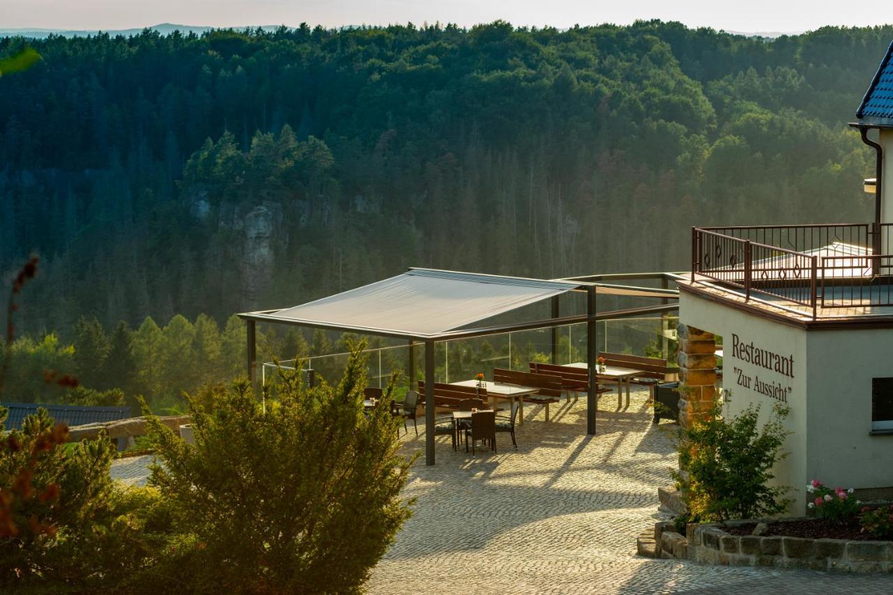 Hotel Zur Aussicht Hohnstein Kültér fotó