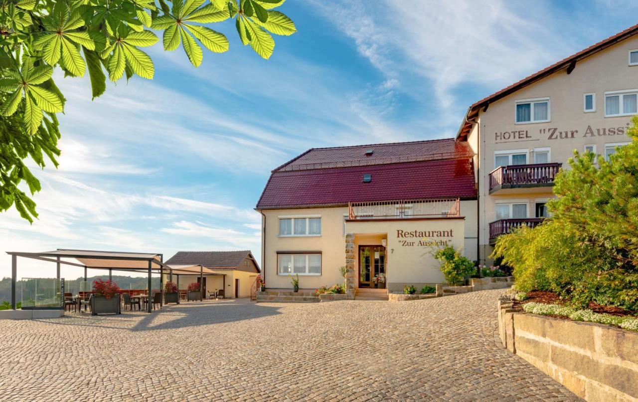 Hotel Zur Aussicht Hohnstein Kültér fotó