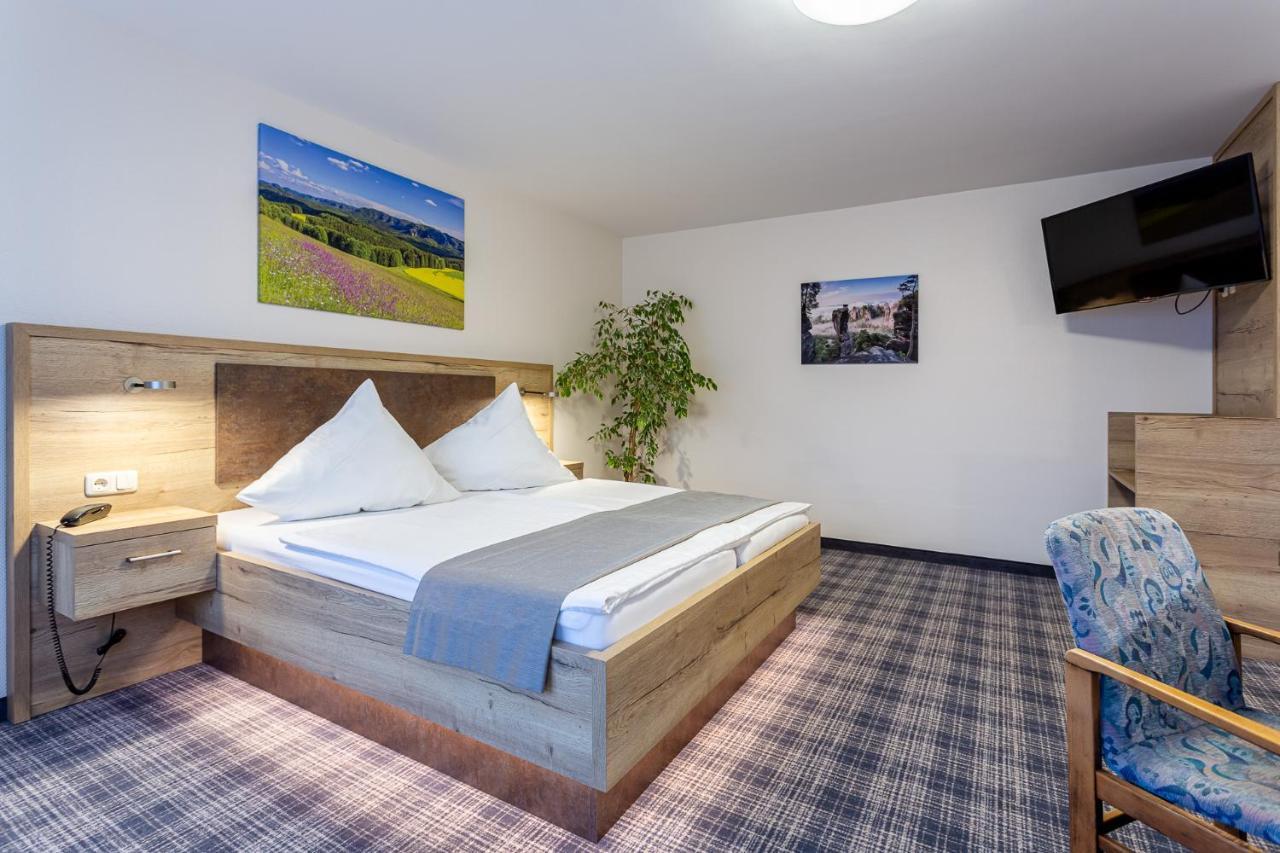 Hotel Zur Aussicht Hohnstein Kültér fotó